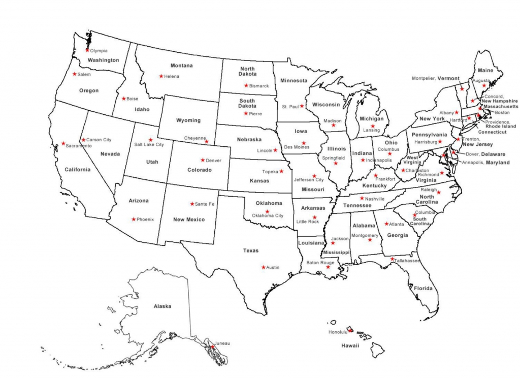 Printable Us Map With States And Major Cities Inspirationa Printable intended for Printable State Maps With Major Cities