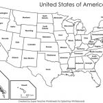 Printable Us State Map Blank Us States Map Fresh Printable Us Map To Inside Printable Us Map With States