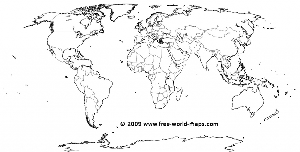 Printable White Transparent Political Blank World Map C3 0 - World within Printable Map Of World Blank