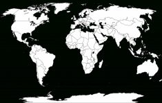 Free Printable World Map Outline