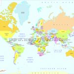 Printable World Map | B&w And Colored Regarding World Map With Scale Printable