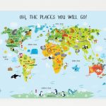 Printable World Map For Kids In 2019 | Leo's Playroom | Kids World In Printable World Map For Kids