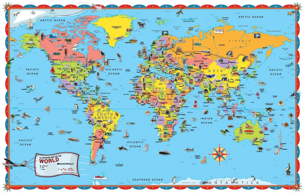 Printable World Map For Kids Incheonfair Throughout For Printable intended for Printable World Maps For Students
