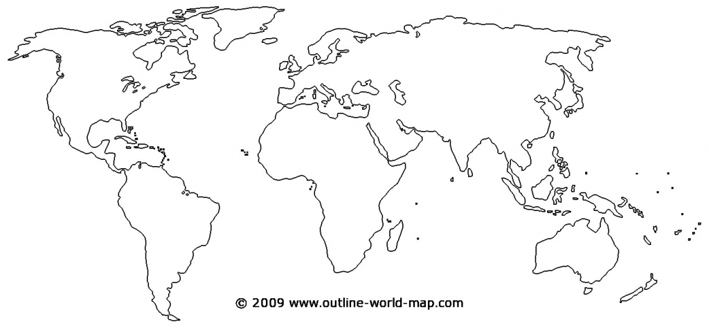 Printable World Map - World Wide Maps with Printable World Map Outline Ks2
