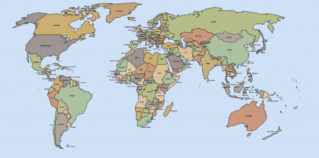 Printable World Maps - World Maps - Map Pictures in Printable World Map With Countries