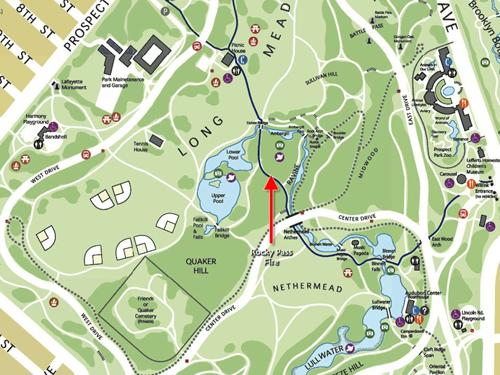 Prospect Park Map within Prospect Park Map Printable