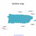 Puerto Rico Map Download   Free Powerpoint Templates Within Outline Map Of Puerto Rico Printable