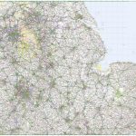 Road Map 5   East Midlands & East Anglia In Printable Map Of East Anglia