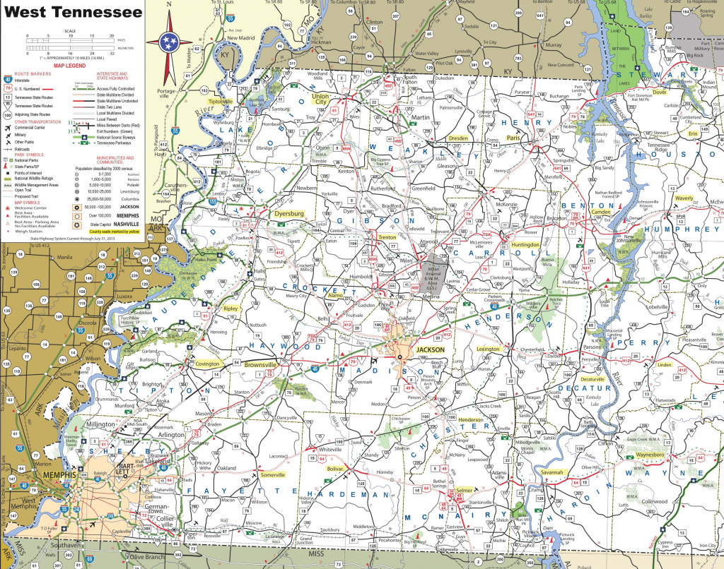 Road Map Of Arizona And California Printable Maps Map Of West within Printable Map Of Tennessee