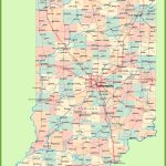Road Map Of Indiana With Cities For Indiana State Map Printable