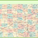 Road Map Of Kansas With Cities Regarding Printable Map Of Kansas