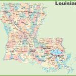 Road Map Of Louisiana With Cities Inside Louisiana State Map Printable