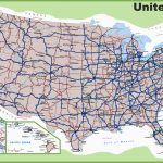 Road Map Of Michigan Highways Printable Us Map With Interstate For Printable Us Map With Interstate Highways