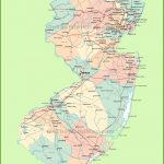 Road Map Of New Jersey With Cities In Printable Map Of New Jersey
