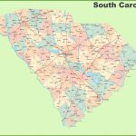 Road Map Of South Carolina With Cities Intended For Printable Map Of South Carolina