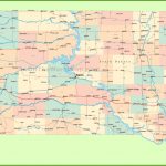 Road Map Of South Dakota With Cities With Regard To Printable Map Of South Dakota