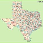 Road Map Of Texas With Cities Regarding Printable Texas Road Map