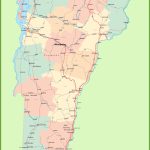 Road Map Of Vermont With Cities pertaining to Printable Map Of Vermont