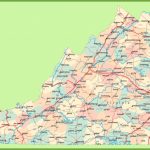 Road Map Of Virginia With Cities Throughout Virginia State Map Printable