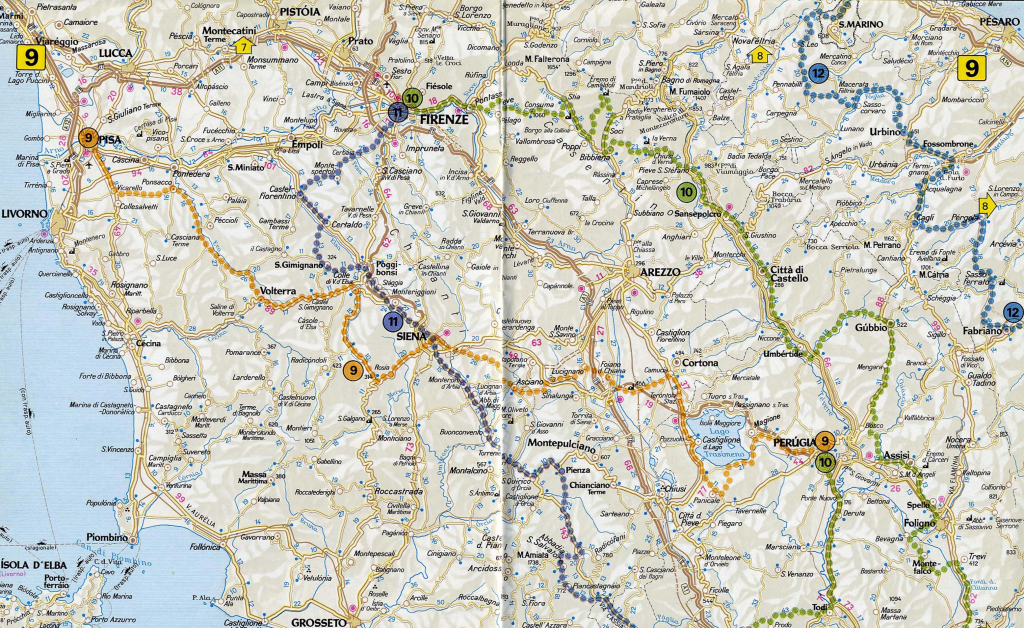 Road Map Tuscany ~ Exodoinvest regarding Printable Map Of Tuscany