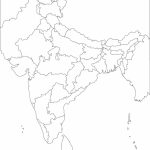 Royalty Free, Printable, Blank, India Map With Administrative Inside Printable Outline Map Of India