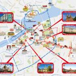 Saint Petersburg Attraction Map   Map Of St Petersburg Russia In Printable Map Of St Petersburg Russia