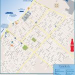 San Miguel De Cozumel Tourist Map Pertaining To Printable Map Of Cozumel Mexico