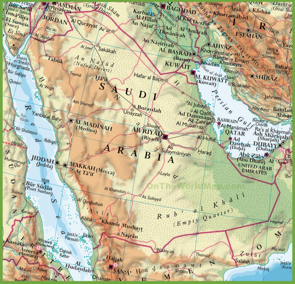 Saudi Arabian Maps | Maps Of Saudi Arabian within Printable Map Of Saudi Arabia