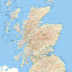 Scotland Offline Map, Including Scottish Highlands, Galloway, Isle Inside Detailed Map Of Scotland Printable