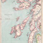 Scottish Islands/argyll:mull Islay Of Kintyre Jura Arran Stock Photo Throughout Printable Map Of Mull
