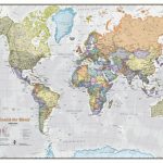 Scratch The World® Map Print Pertaining To Printable Wall Map
