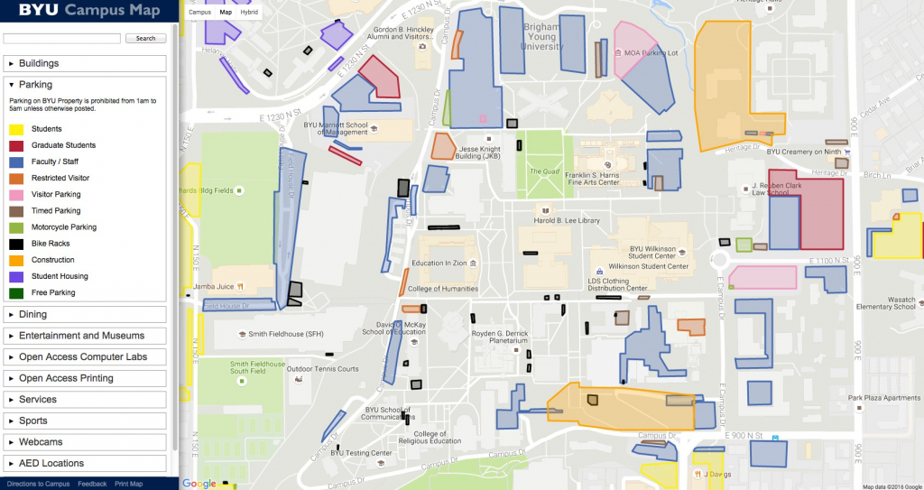 Screen Shot 2016 09 09 At 12 44 51 Pm 16 Byu Campus Map | Ageorgio with Byu Campus Map Printable