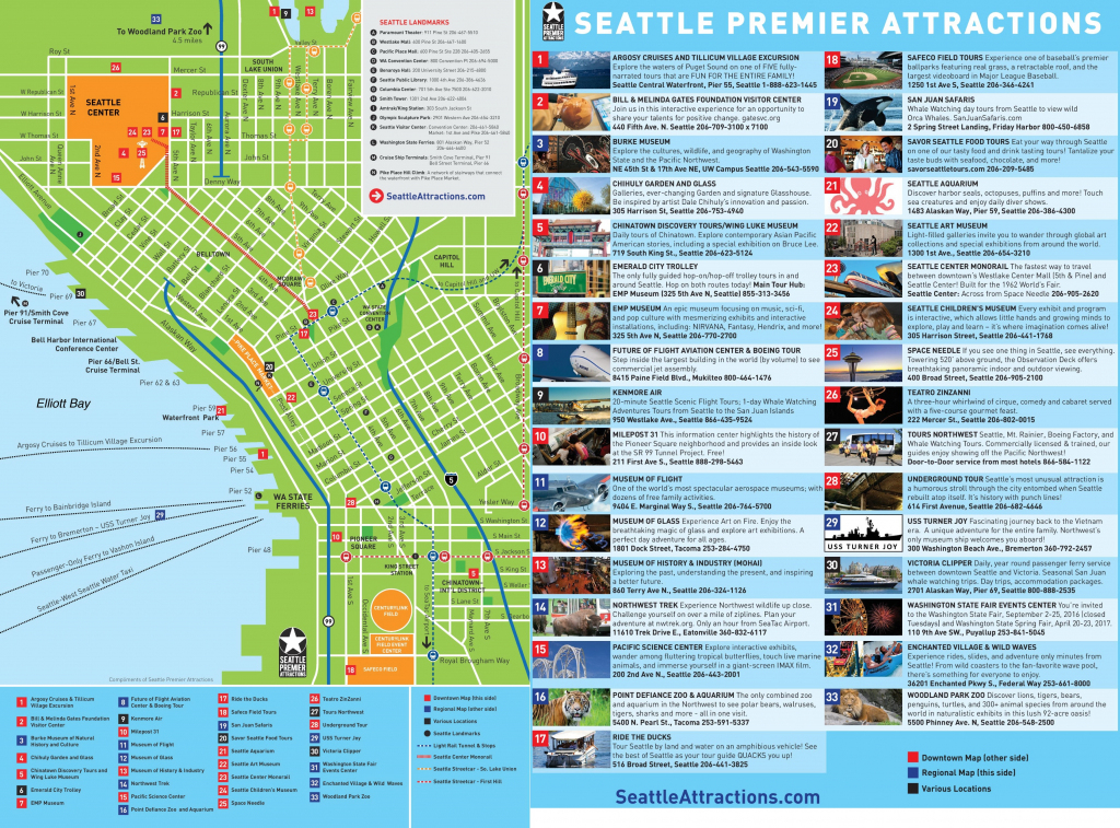 Seattle Maps | Washington, U.s. | Maps Of Seattle with regard to Printable Map Of Seattle