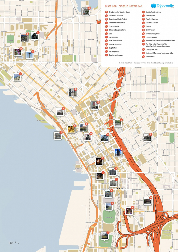 Seattle Printable Tourist Map | Free Tourist Maps ✈ | Seattle regarding Seattle Tourist Map Printable