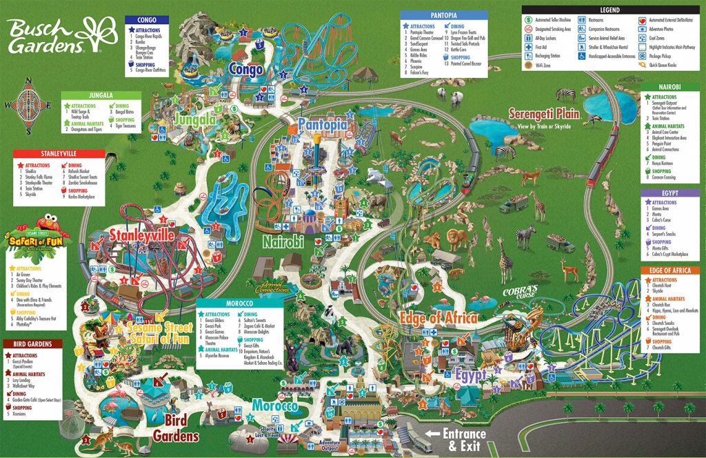 Seaworld Parks Orlando Tickets | Discount 3-Day Multi-Park Passes for Seaworld Orlando Park Map Printable