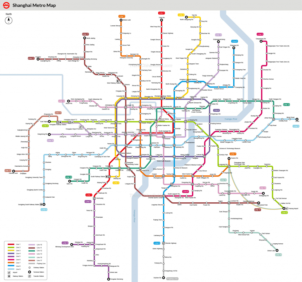 Shanghai Metro Maps, Printable Maps Of Subway, Pdf Download pertaining to Printable Metro Map