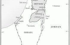 Israel Outline Map Printable