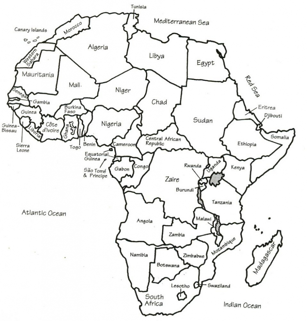 Situation Returned Always Importantly Provide It Earlier Almost in Printable Map Of Africa With Countries Labeled