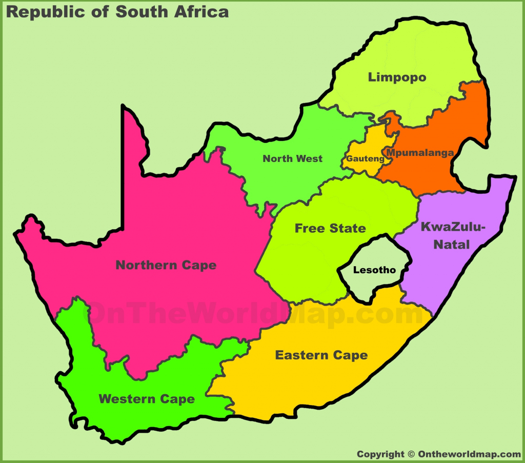 South Africa Maps | Maps Of Republic Of South Africa in Printable Map Of South Africa