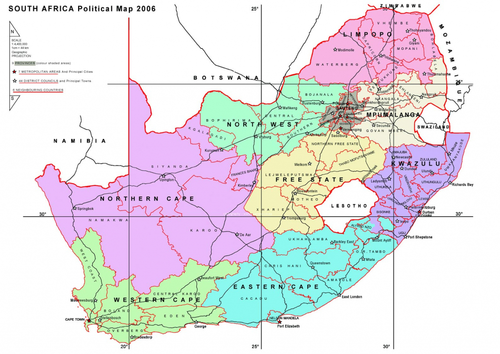 South Africa Maps | Printable Maps Of South Africa For Download throughout Printable Map Of South Africa