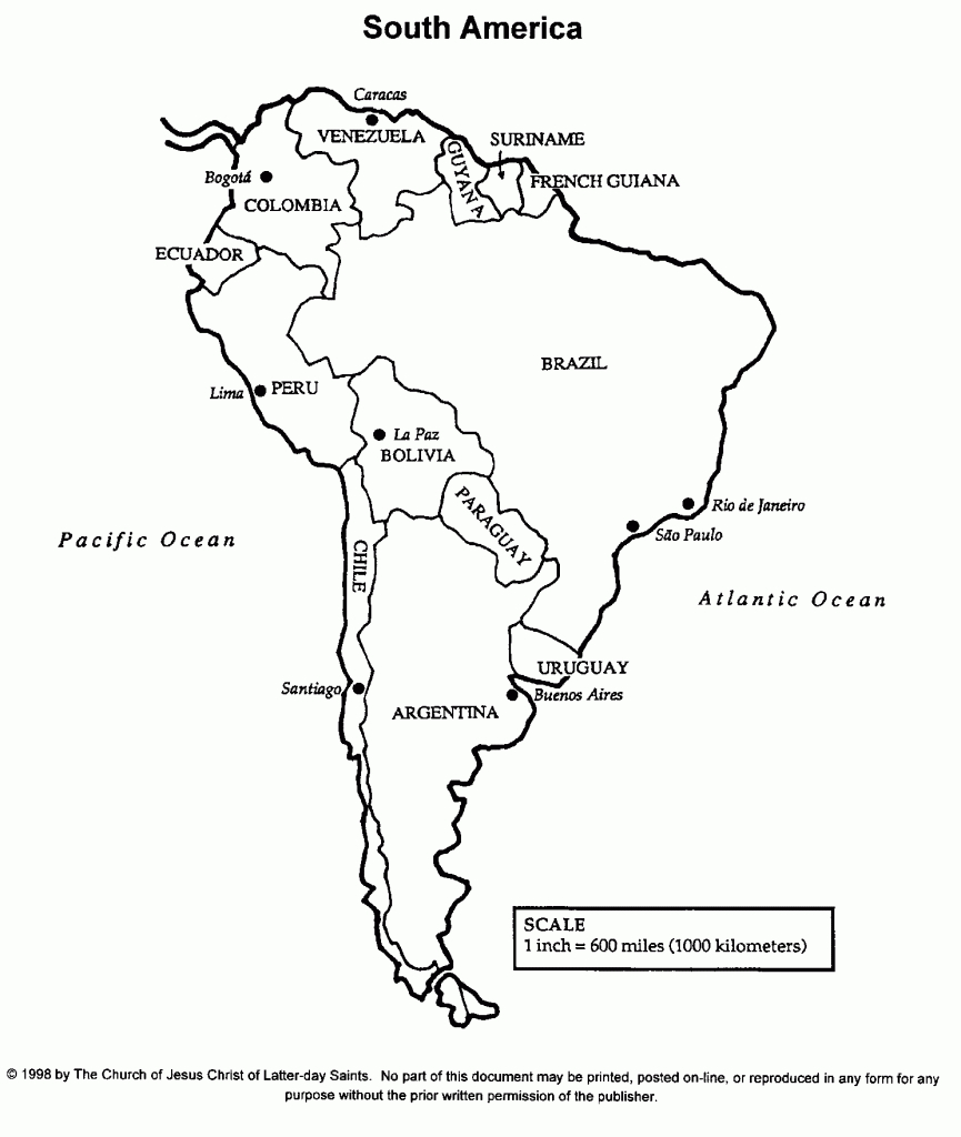 South America Map From Research Guidance.gif | Heritage | Latin pertaining to Printable Map Of Latin America