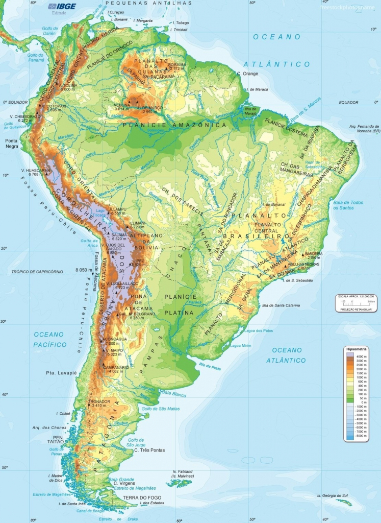 South America Physical Map Printable | Globalsupportinitiative pertaining to Printable Physical Map Of North America