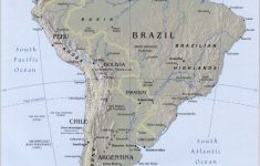 Printable Map Of Central And South America