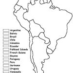 South America Unit W/ Free Printables | Homeschooling | Geography Within Free Printable Outline Map Of North America