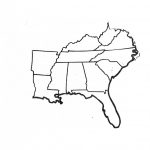 South Us Region Map Blank Save Results For Blank Map Southeast Throughout Southeast States Map Printable