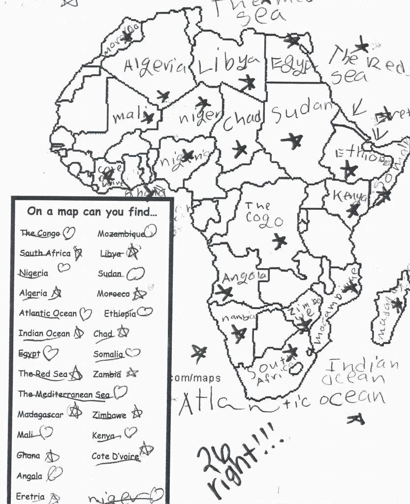 South Us Region Map Quiz Fresh Printable Blank Africa Map intended for Me On The Map Printables