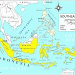 Southeast Asia Physical Map New Physical Features Map South Asia Inside Printable Map Of Southeast Asia