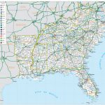 Southeast Usa Map Regarding Printable Map Of Southeast United States