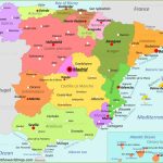 Spain Maps | Maps Of Spain In Printable Map Of Spain With Cities