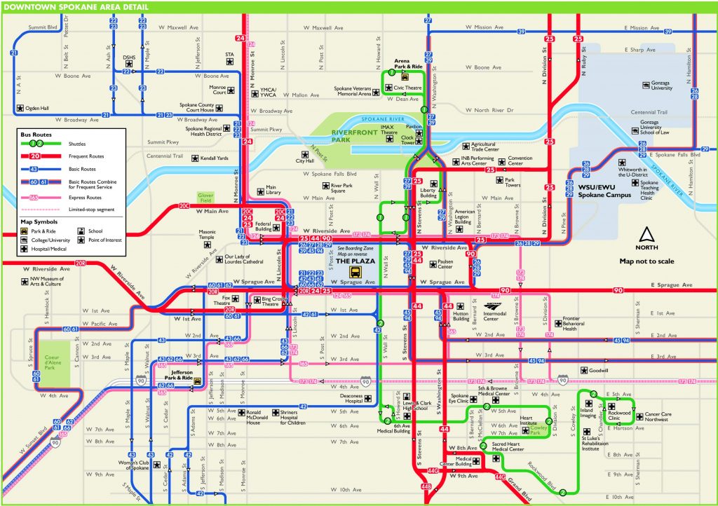 spokane-downtown-transport-map-throughout-downtown-spokane-map